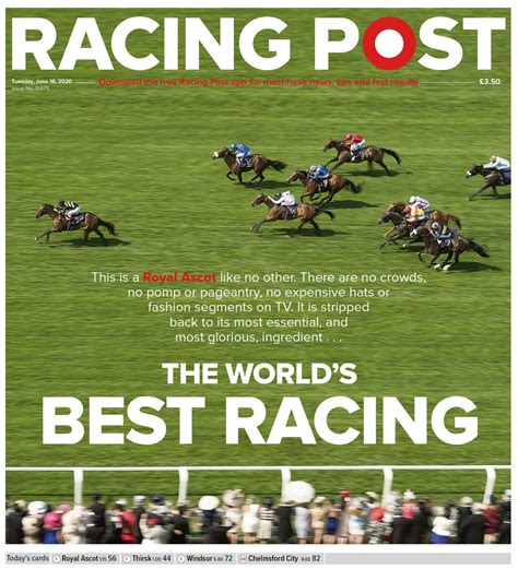 Plus, compare the odds and place bets with your favourite bookmakers all in one place, wherever you are. . Racing post results